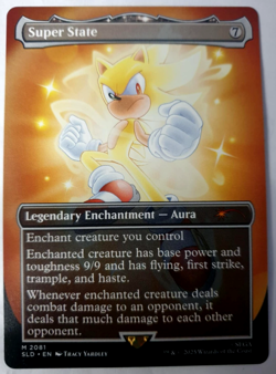 MTG: Secret Lair x Sonic - Super State - Borderless Mythic - NM 2081 - Image 1