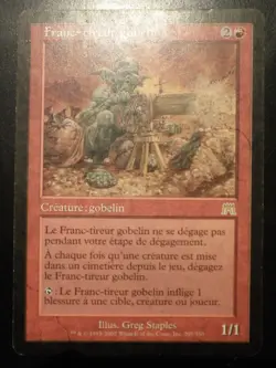 mtg magic goblin sharpshooter FRENCH fr vf franc tireur gobelin carnage 2 availa - Image 1