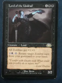 mtg magic lord of the undead planeshift ENGLISH seigneur des mort vivants - Image 1
