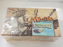 MTG Judgment Booster Box 36 packs Japanese Factory Sealed SUNBURNED MT - Image 1