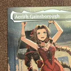 Aerith Gainsborough (Borderless) - PTP #1 NM Nonfoil MTG Final Fantasy RC Promo - Image 2