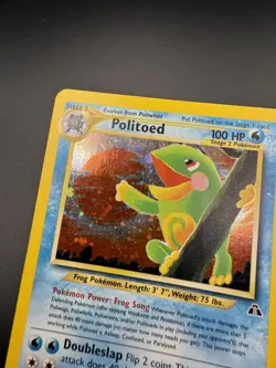 Pokemon TCG Politoed Neo Discovery Holo Card 8/75 - Image 3