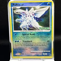 PALKIA Reverse Holo 26/106 RARE Platinum Stamped BK Promo Pokemon Card 2008 HP - Image 1