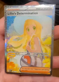 Pokemon Lillie's Determination SIR 184/132 Mega Evolution ENGLISH - Image 1
