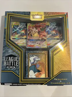 Pokemon Reshiram & Charizard-GX League Battle Deck - Factory Sealed Deck 820650807855 - Image 1