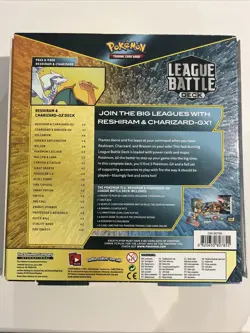 Pokemon Reshiram & Charizard-GX League Battle Deck - Factory Sealed Deck 820650807855 - Image 2