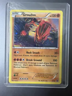 Groudon (Cosmos Holo) Holo Pokemon XY Black Star Promo #XY52 NM - Image 1