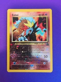 Pokemon TCG Entei Wizards Black Star Promos 34 Holo Black Star Promo - Image 1
