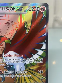 Pokemon TCG Ethan's Ho-Oh EX 209/182 Full Art, Destined Rivals - Image 5