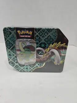 Pokemon Scarlet and Violet 4.5 Great Tusk ex Paldean Fates Tin - Brand New - Image 1