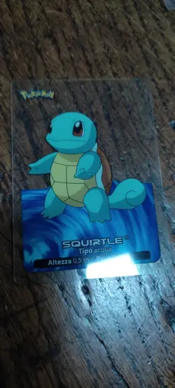 Squirtle 007 Pokemon Lamincards Edibas - ITA - EXC - Image 1