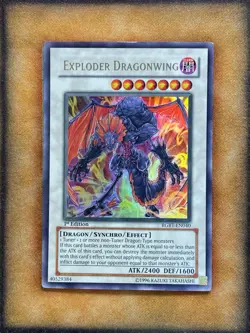 Yugioh Exploder Dragonwing RGBT-EN040 Ultra Rare 1st Ed LP - Image 1