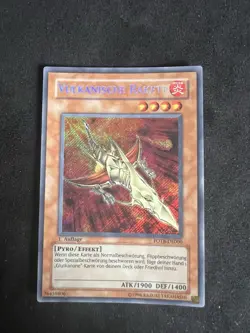 Yu-Gi-Oh Vulkanische Rakete Fotb 1. Auflage Secret Rare Near Mint - Image 2