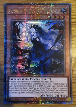Guiding Quem, the Virtuous Yu-Gi-Oh! RA04-EN043 1st Quarter Century Secret Rare - Image 1