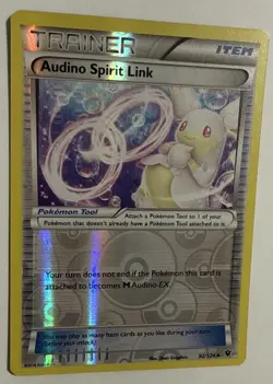 Pokemon Card Audino Spirit Link Fates Collide Reverse Holo 92/124 Near Mint - Image 2