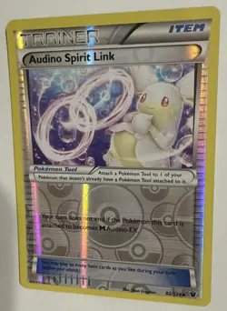 Pokemon Card Audino Spirit Link Fates Collide Reverse Holo 92/124 Near Mint - Image 3