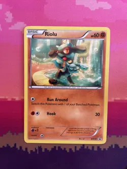 Pokemon Card Riolu BW33 Black Star Promo Non Holo Near Mint Condition - Image 1