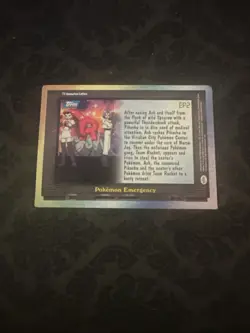 EP2 Pokemon Emergency - TV Animation Edition - Pokemon Topps Card - Image 2