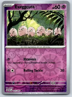 Exeggcute - Reverse Holo - Paldean Fates 023/091 Pokemon Card - Image 1