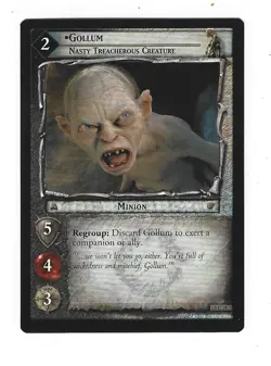 The Lord Of The Rings TCG Card Game Gollum Character Card - Image 1