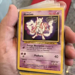 Mewtwo Promo Card - Pokemon The First Movie WOTC 1999 -VG Condition - Vintage #3 - Image 2