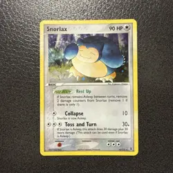 Pokemon Card Snorlax 15/112 Holo Fire Red Leaf Green FRLG Foil Vintage LP 2004 - Image 1