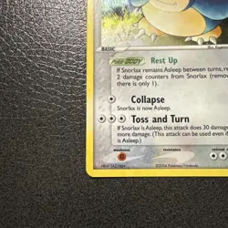 Pokemon Card Snorlax 15/112 Holo Fire Red Leaf Green FRLG Foil Vintage LP 2004 - Image 4