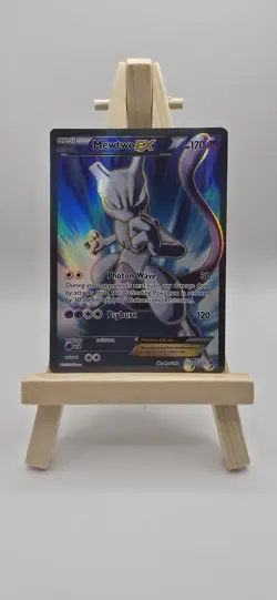 Pokemon Mewtwo EX Full Art TCG Card 157/162 XY Breakthrough - NM - Image 1