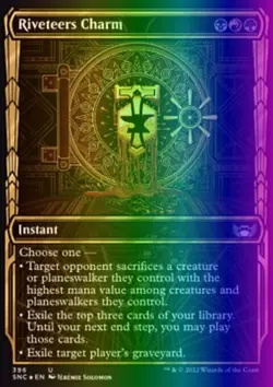 MTG Magic the Gathering Riveteers Charm (396/484) Streets of New Capenna LP FOIL - Image 1