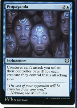 2024 Magic the Gathering Propaganda Enchantment Near Mint - Image 1