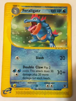 Pokemon TCG Feraligatr Expedition Base Set 46/165 Regular Rare HP - Image 1