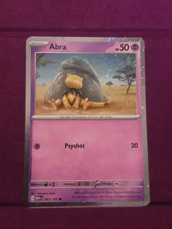 Abra - (Cosmos Holo) Scarlet & Violet 151 - 063/165 Pokemon - Image 1