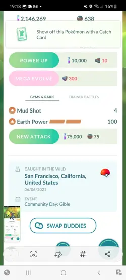 Pokemon Go Shiny Garchomp (High Cp ) - Image 2