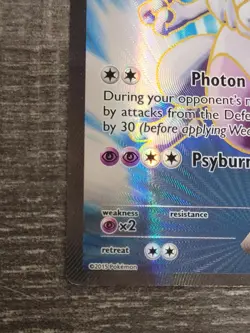Pokemon TCG XY - BREAKthrough #157/162 Mewtwo EX (157 Full Art) - PLAYED - Image 4