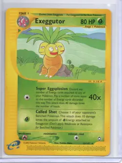 Pokemon Aquapolis Exeggutor (12) #012/147 Rare Vintage E-Reader - Image 1