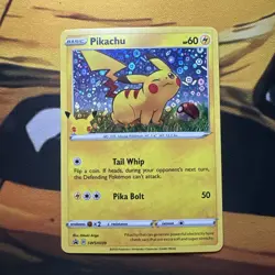 Pokemon TCG Black Star Promo Pikachu General Mills Holo 25th Anniversary SWSH039 - Image 1