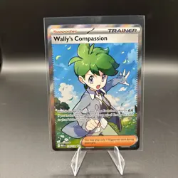 Wally's Compassion - 176/132 - Ultra Rare - Mega Evolution Pokemon TCG NM - Image 1