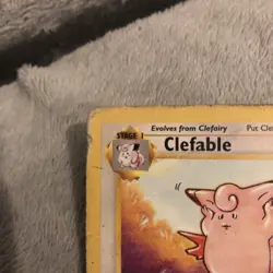 Pokemon TCG Clefable Jungle 17/64 Regular Rare (used quality) - Image 2