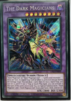 Yu-Gi-Oh! TCG The Dark Magicians LDS3-EN090 Secret Rare Limited Ed Near Mint - Image 1