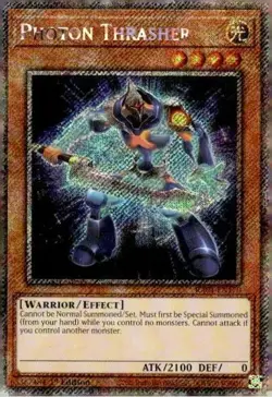 1x Photon Thrasher (Platinum Secret Rar NM Eng YuGiOh - Quarter Century Stampede - Image 1