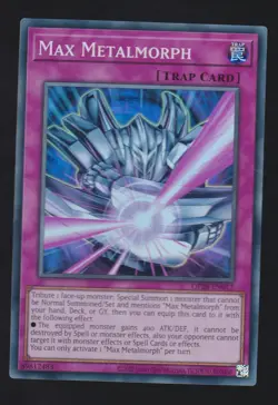 Max Metalmorph Super Rare TRAP Unlimited OTS Tournament Pack 28 Yugioh - Image 1
