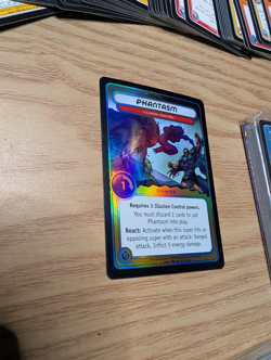 City of Heroes TCG Lot - 77 cards, 1 foil card, 4 starter decks - Image 3