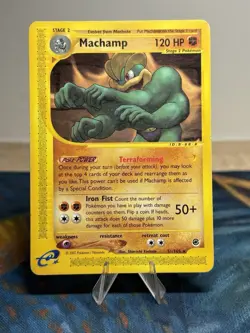 Machamp 51/165 Expedition Non Holo Rare E Reader Series Pokemon Card Vintage - Image 1