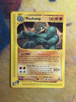 Machamp 51/165 Expedition Non Holo Rare E Reader Series Pokemon Card Vintage - Image 2