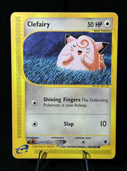 Pokemon Clefairy 101/165 Expedition Base Set Regular Fairy MP Collectible Card - Image 1