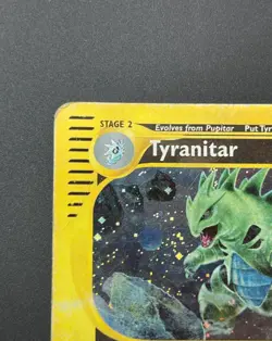 Pokemon Card-Tyranitar-29/165-Expedition- Holo-ENG-Played - Image 3