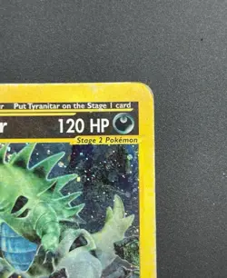 Pokemon Card-Tyranitar-29/165-Expedition- Holo-ENG-Played - Image 4