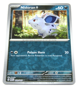 Nidoran Female Reverse Holo 029/165 Basic Scarlet & Violet 151 Pokemon TCG Card - Image 1