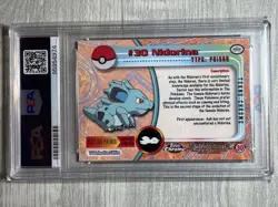 2000 Topps Chrome TEKNO PSA 10 Nidorina Pokemon TV #30 Mint Holo Vintage Card - Image 4