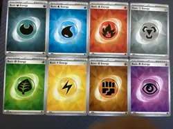 Full Set Of Energy Cards Surging Sparks MINT Condition - Image 1